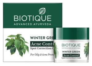 बायो विंटर ग्रीन स्पॉट करेक्टिंग एंटी-एक्ने क्रीम
