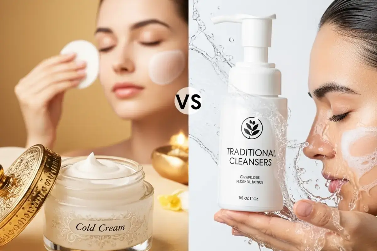 Cold Cream vs. Traditional Cleansers