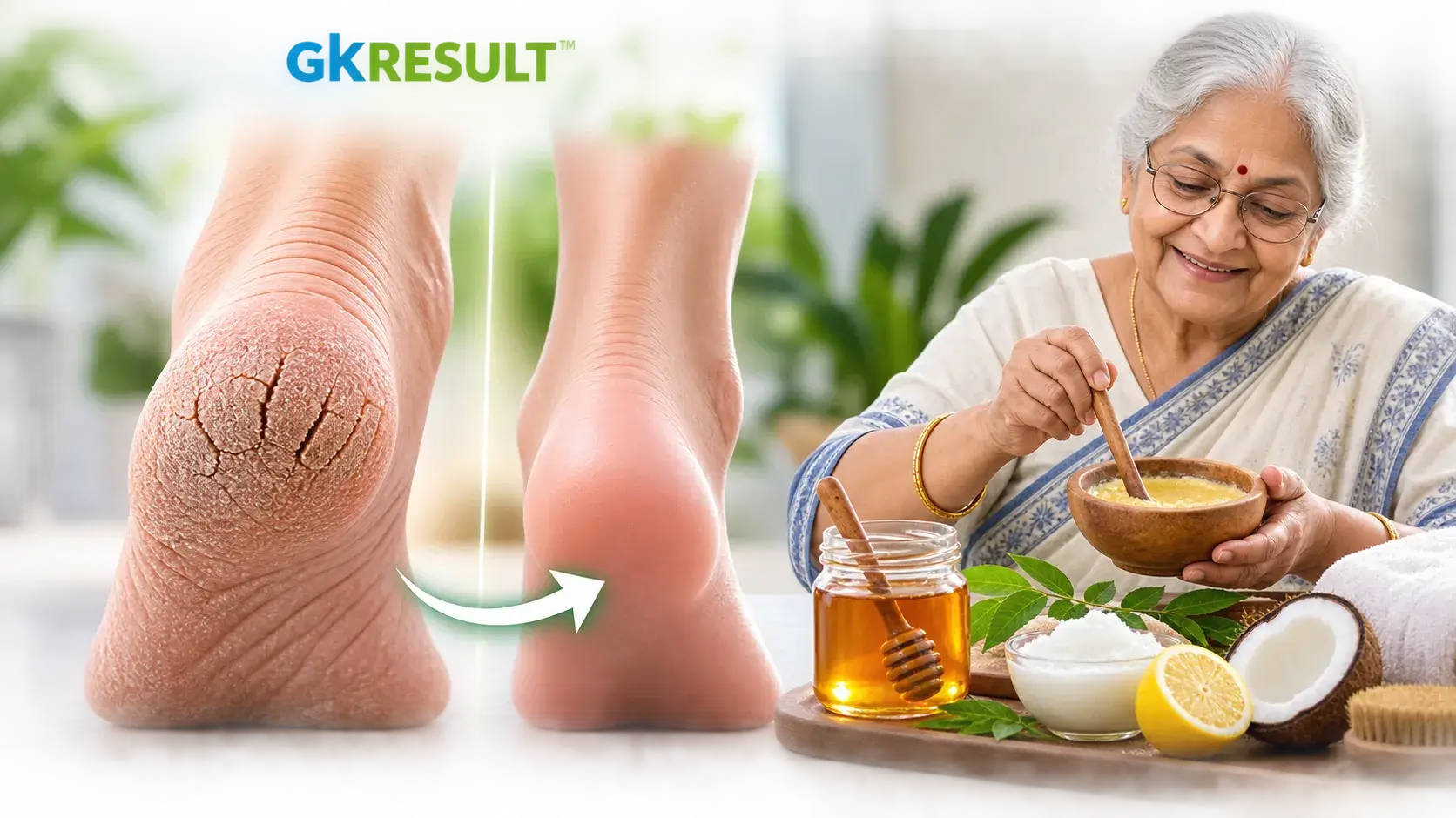 Gk Result | Glowing Karing Results – Makeup, Beauty & Self-Care Tips 1 Grandma's remedy to heal cracked heels in 7 days