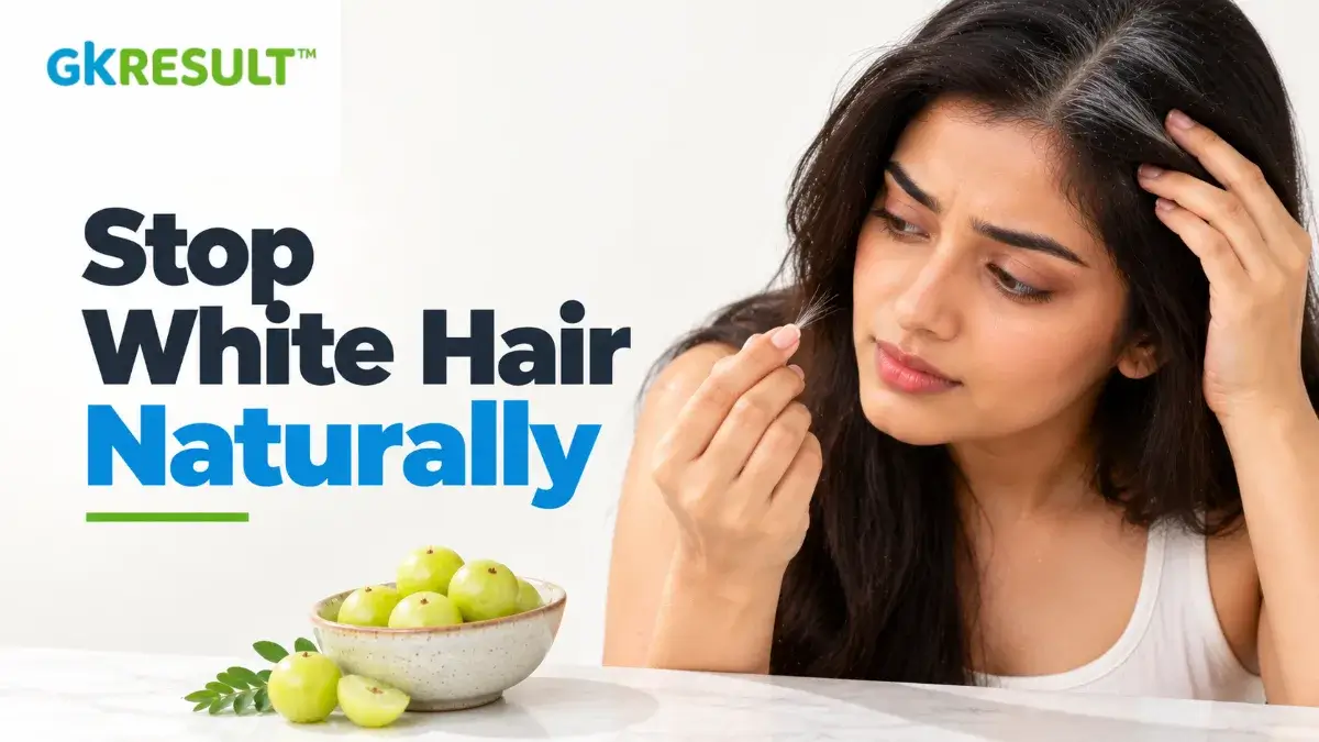 How to stop white hair naturally - causes and home remedies