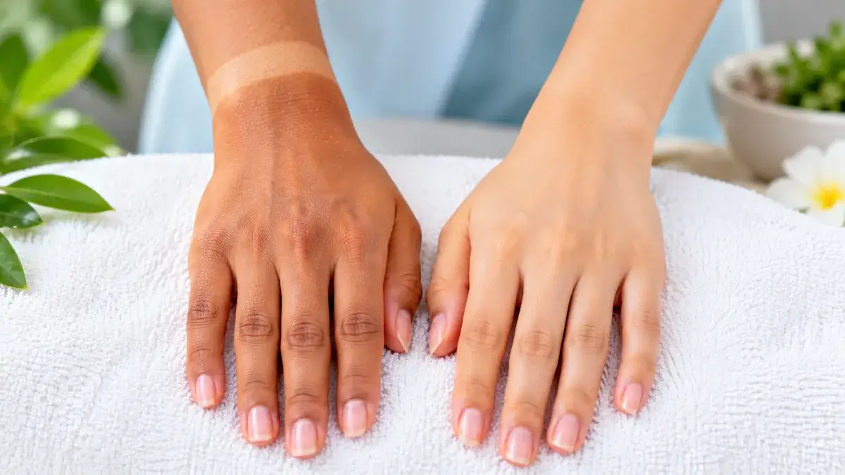 How to Remove Sun Tan from Hands and Legs Fast | 6 Easy Home Remedies 1 remove sun tan from hands - before and after result