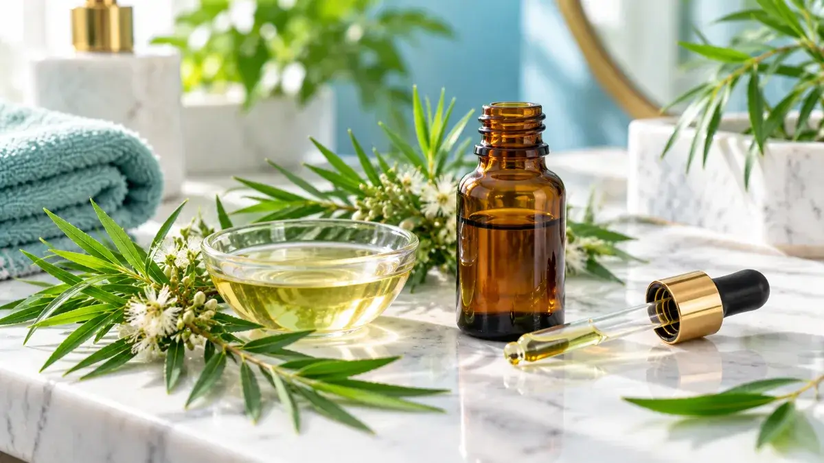 tea tree oil for acne dilution setup