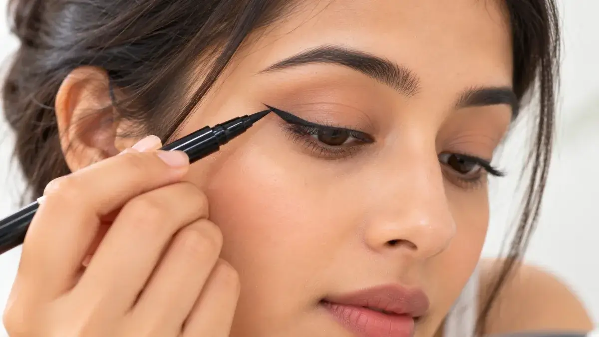 आईलाइनर लगाने की सही टेक्नीक स्टेप